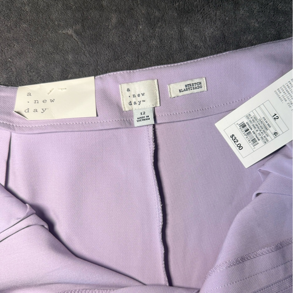 A New Day Size 12 Soft Lavender Trousers - Picture 2 of 5
